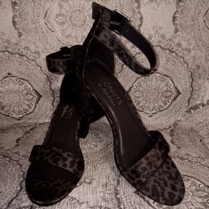 Coconuts by Matisse Black Heels with Medium Height and Strappy Design